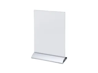 Menukaarthouder IEZZY staand A4 aluminium voet - 2