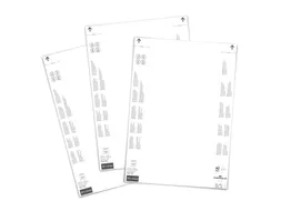 Papieren inserts voor documenthouders 297x74mm (40 kaartjes)