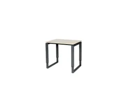 Domino Plus Bureau Hoogte Verstelbaar 800x600mm Robson Eiken Zwart