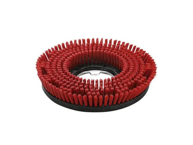 Schijfborstel,v. schrobzuigmachine,middel,Ø 330mm,rood