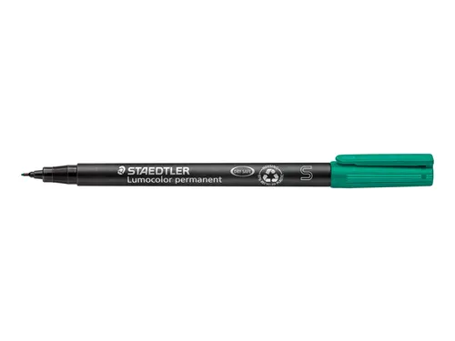 Viltstift Staedtler OHP Lumocolor 313 Groen Super fijn 0.4mm