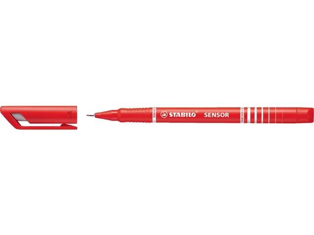 Fineliner STABILO Sensor 189/40 fijn rood