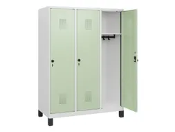 schoollocker,HxBxD 1630x1200x500mm,3vak,vak B 400mm,draaigrendel