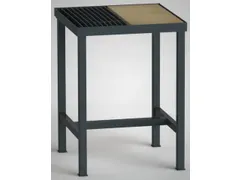 lastafel,HxBxD 855x625x625mm,blad rooster/vuurvaste steen