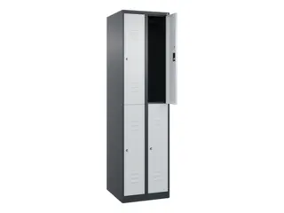 dubbeldekse locker,HxBxD 1850x500x500mm,2x2vak.,vak B 250mm - 2