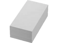 Tissue servet 40x40cm 1-8 Vouw Wit 2-laags 1500 Stuks