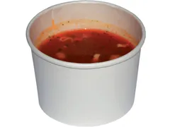 Soepbeker duurzaam afbreekbaar karton wit 236ml 1000 stuks