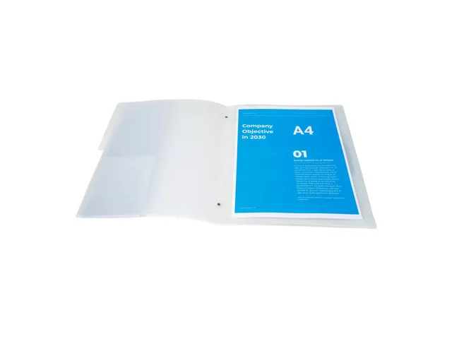 Sorteermap PP CRYSTAL 8 vak ass