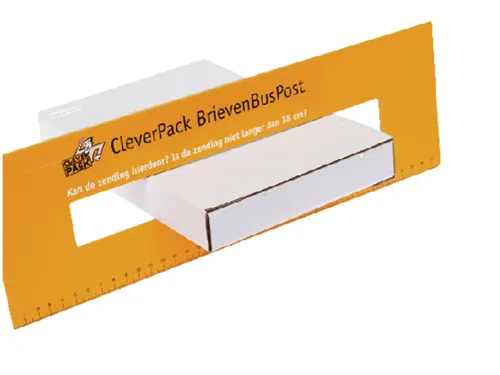 Brievenbusbox CleverPack A5 230x160x26mm karton wit pak à 5 stuks