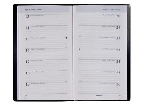 Agenda 2027 Brepols Breplan Seta 7dagen/1pagina assorti