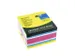 Memoblok info notes kubus 450 vel 75x75mm neon assorti 450 vel