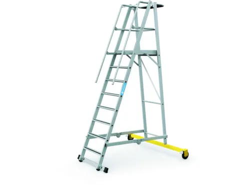 Platformladder Aluminium Bordes H X B X D 2100X 600X 630Mm 8Treden