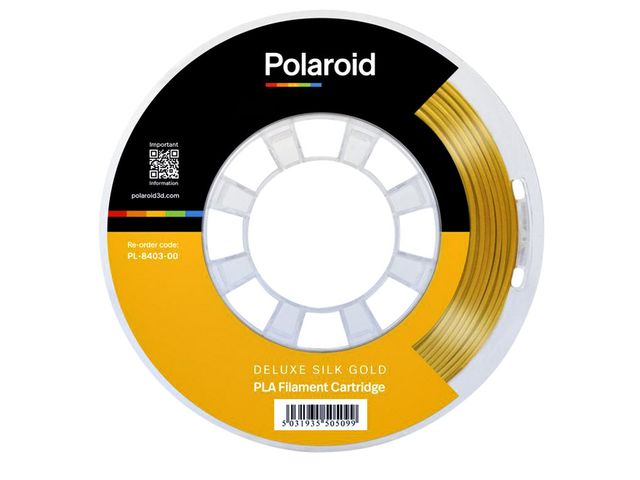 3D Filament Polaroid PLA Universal 250g Deluxe Zijde goud | 3dprinterfilamenten.nl