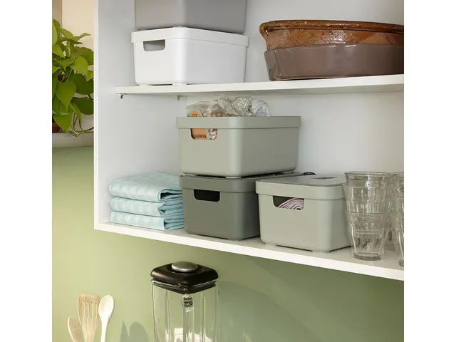 Boîte de rangement Sigma Home 25,2 x17,5x12,2cm vert clair 5L