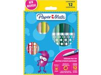 Uitwasbare Viltstiften- Assortiment 12St