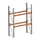 palletstelling,grondveld,HxBxD 2700x1825x800mm,2xtraversen