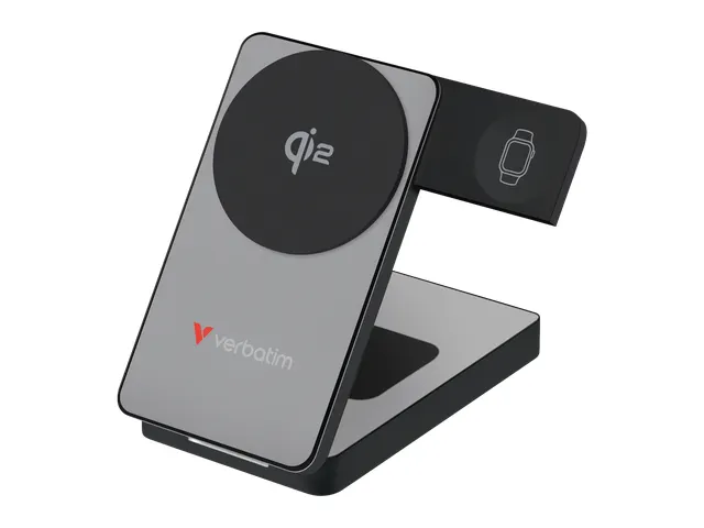 Charge 'n Go Qi2 powerbank 10000mAh magnetisch draadloos opladen grijs