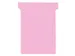 T-planbordkaarten index 3, ft 120 x 92 mm, roze