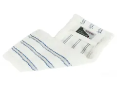 brede mop,B 400mm,microvezel,mop wit/blauw