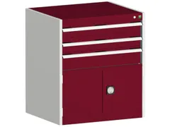 ladekast,HxBxD 900x800x750mm,3lade(n),m. lade voor normale belastingen