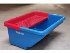 Ecolab Emmer 45 L met afdruipzeef voor Mobilette 55cm