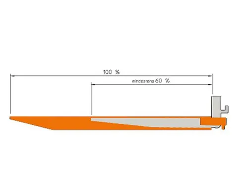 vorkverlenging,HxLxB 71x2000x153mm,v. tanddoorsnede HxB 45x125mm