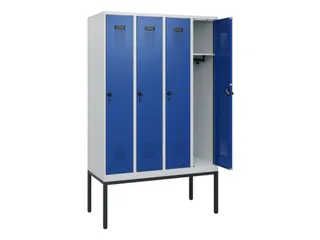 schoollocker,HxBxD 1950x1200x500mm,4vak,vak B 300mm,draaigrendel - 1