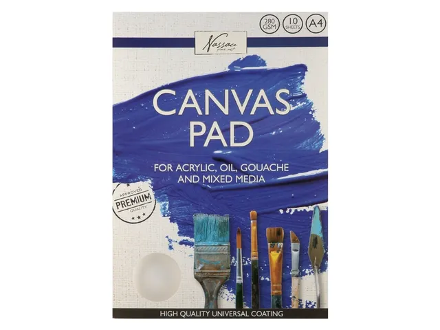Canvasblok Nassau fine art 24x30cm 100% katoen 10 vel