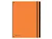 Sorteermap Pagna Trend 7 vaks A4 Pp Oranje