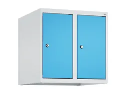 opzetkast,v. locker,2vak.,vak B 250mm,HxBxD 500x500x500mm,vleugeldeur