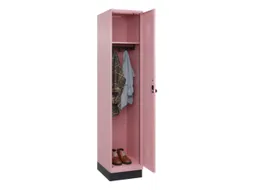 locker,HxBxD 1950x400x500mm,1vak,vak B 400mm,draaigrendel,sokkel