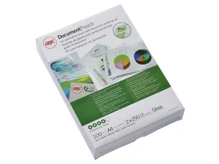 Lamineerhoes Gbc A4 250 micron glanzend - 1