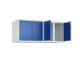 opzetkast,v. locker,4vak.,vak B 300mm,HxBxD 500x1200x500mm,vleugeldeur - 2