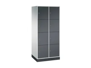 grootvolume-lockersysteem,RAL 7035/RAL 7021,HxBxD 1950x820x600mm - 2