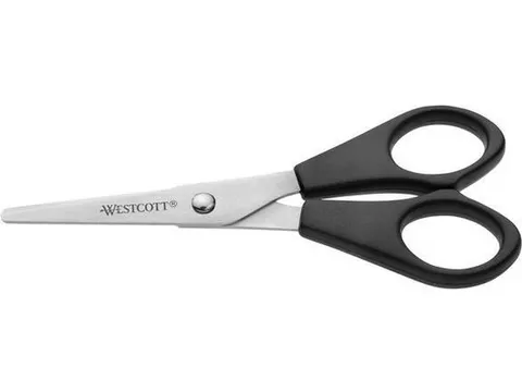 Schaar Westcott Buro RVS 13cm kunststof grip in zak