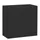 Euro Products Q-1023 servet 33x33cm 1/8 vouw Zwart 2400 Stuks