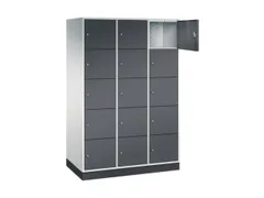 grootvolume-lockersysteem,RAL 7035/RAL 7021,HxBxD 1950x1220x600mm