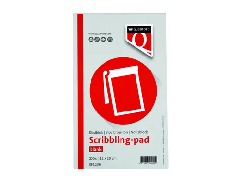 Kladblok Quantore 12x20cm 200vel