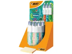 Stylo bille Bic 4 couleurs Velours assorti