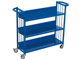 Boeken- En Dossierwagen Draagvermogen 150kg 3 Etages - 2