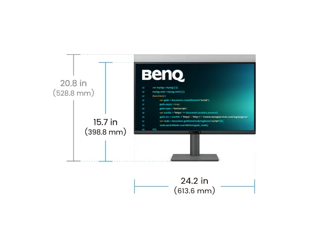 BenQ RD270Q 27 inch WQHD programmeermonitor 144 Hz met USB-C