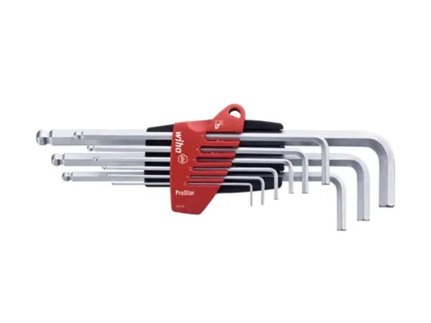 Wiha Stiftsleutelset IN ProStar Houder Zeskantkogelkop 9-Delig MAT VER