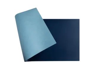 Onderlegger PU 35x60 donkerblw/lichtblw - 8
