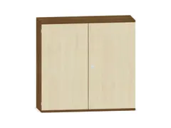 kantoorkast,HxBxD 1150x1200x430mm,decor romp noten,decor front esdoorn