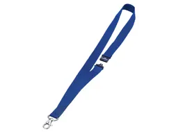 Textielkoord Durable 8137 met karabijnhaak donkerblauw