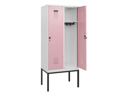 schoollocker,HxBxD 1950x800x500mm,2vak,vak B 400mm,draaigrendel
