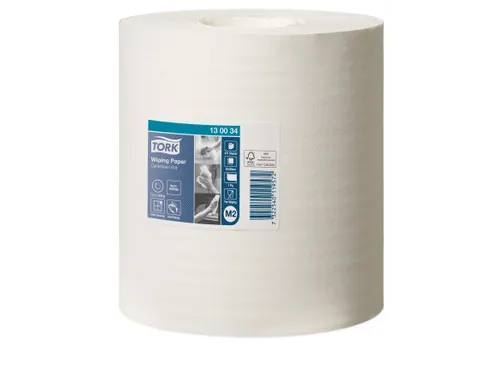 Tork 130034 Poetspapier M2 Premium Centerfeed 1-laags Wit 165m