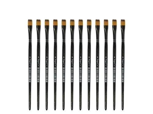 Penseel Kangaro Serie 341 plat Nr. 8 synthetisch doos 12 stuks