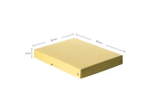 PureBox Pastell A4 jaune 40mm