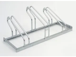 Fiets-Beugelrek L 1050Mm 3Plaatsen Schroefbaar Enkelzijdig Verzinkt - 1